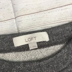 LOFT Tops - loft womens l grey pullover sweatshirt zippers mar LOFT Tops - loft womens l grey pullover sweatshirt zippers mar